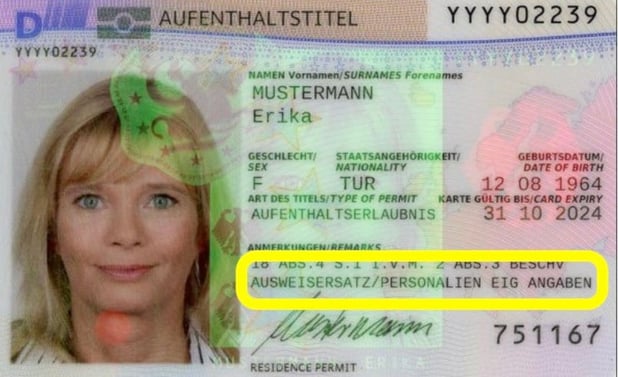 Der Aufenthaltstitel Als Fortbestehend 81 Abs 4 Aufenthg Aufenthaltstitel - was steckt hinter dem Dokument?